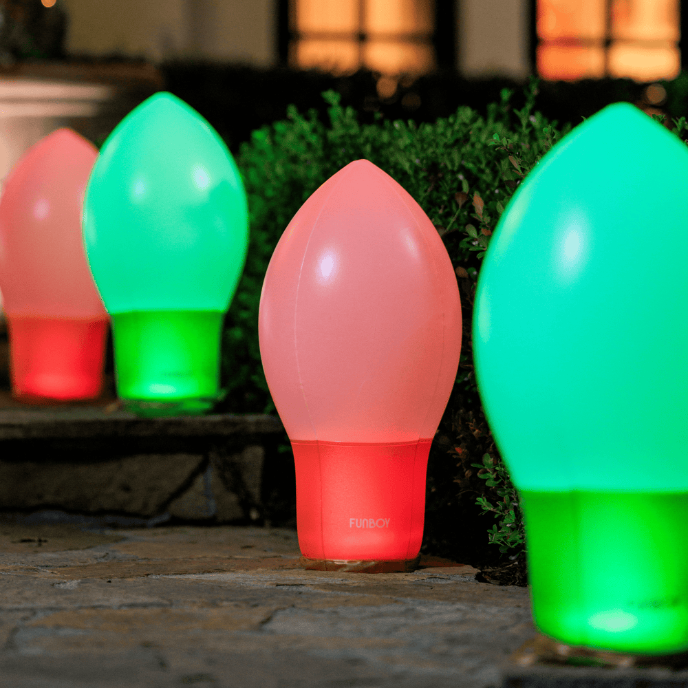 Inflatable Christmas Bulbs Funboy Holiday Decor Inflatable Christmas Bulbs Bonjour Fete - Party Supplies