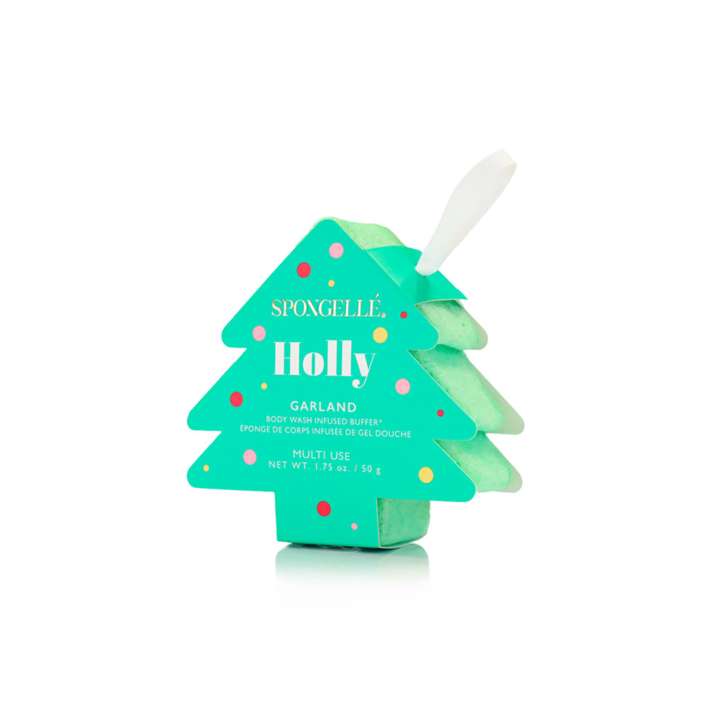Holiday Tree Multi-Use Assorted Pack Spongellé Body Wash Infused Buffer Holiday Tree Multi-Use Assorted Pack Bonjour Fete - Party Supplies