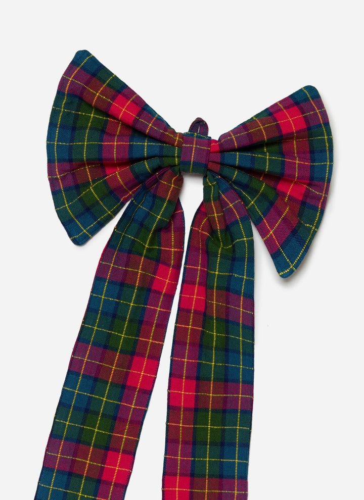 HOLLY PLAID - Multi Fabric Bow Heather Taylor Home simple HOLLY PLAID - Multi Fabric Bow Bonjour Fete - Party Supplies