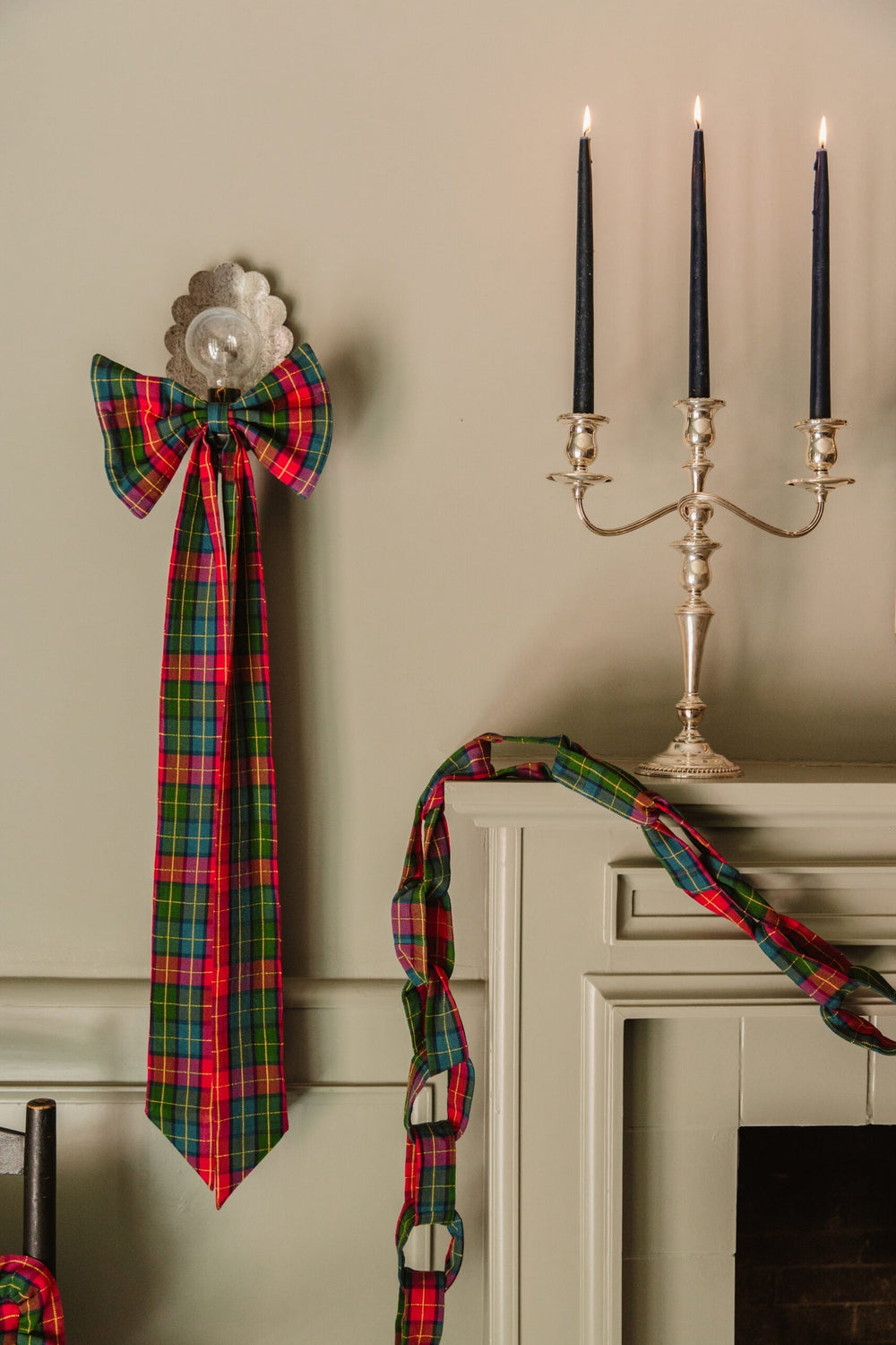 HOLLY PLAID - Multi Fabric Bow Heather Taylor Home simple HOLLY PLAID - Multi Fabric Bow Bonjour Fete - Party Supplies