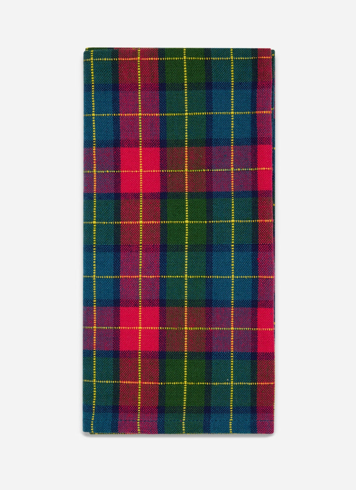 HOLLY PLAID -  Multi Color Napkins Heather Taylor Home simple HOLLY PLAID -  Multi Color Napkins Bonjour Fete - Party Supplies