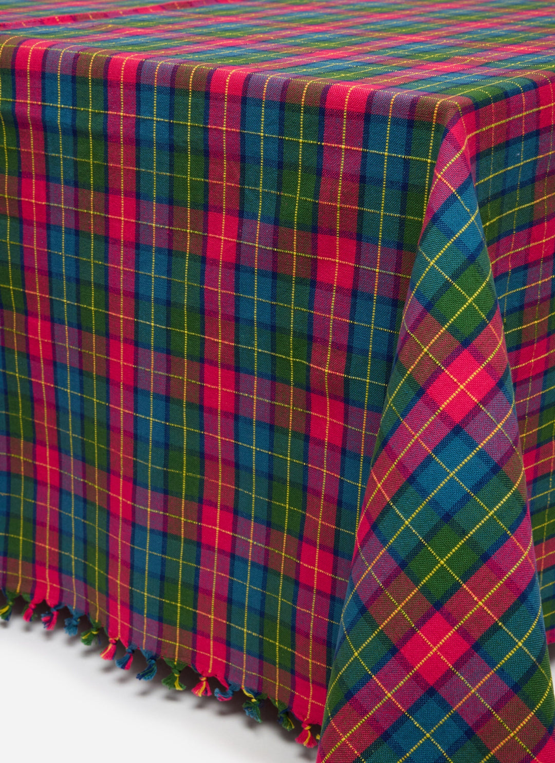 HOLLY PLAID - Multi Tablecloth Heather Taylor Home variable HOLLY PLAID - Multi Tablecloth Bonjour Fete - Party Supplies