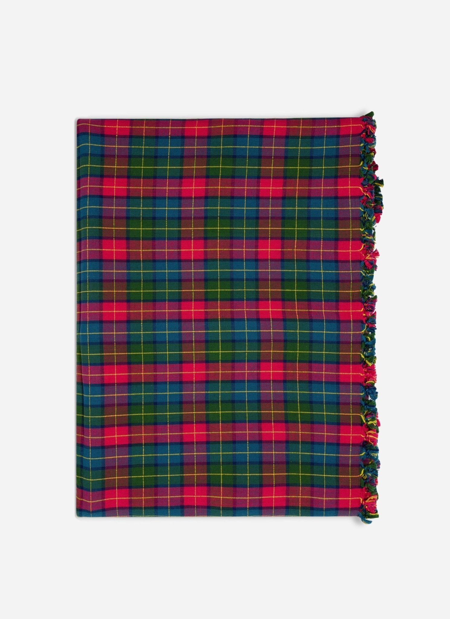 Holly Plaid Tablecloth