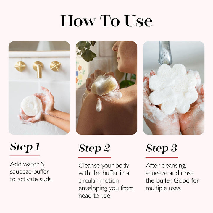 EUCALYPTUS TREE SHOWER BUFFER SPONGE Spongellé Body Wash Infused Buffer EUCALYPTUS TREE SHOWER BUFFER SPONGE Bonjour Fete - Party Supplies