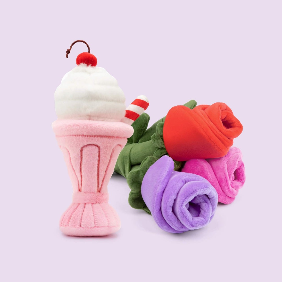 Bouquet of Roses Interactive Snuffle Dog Toy