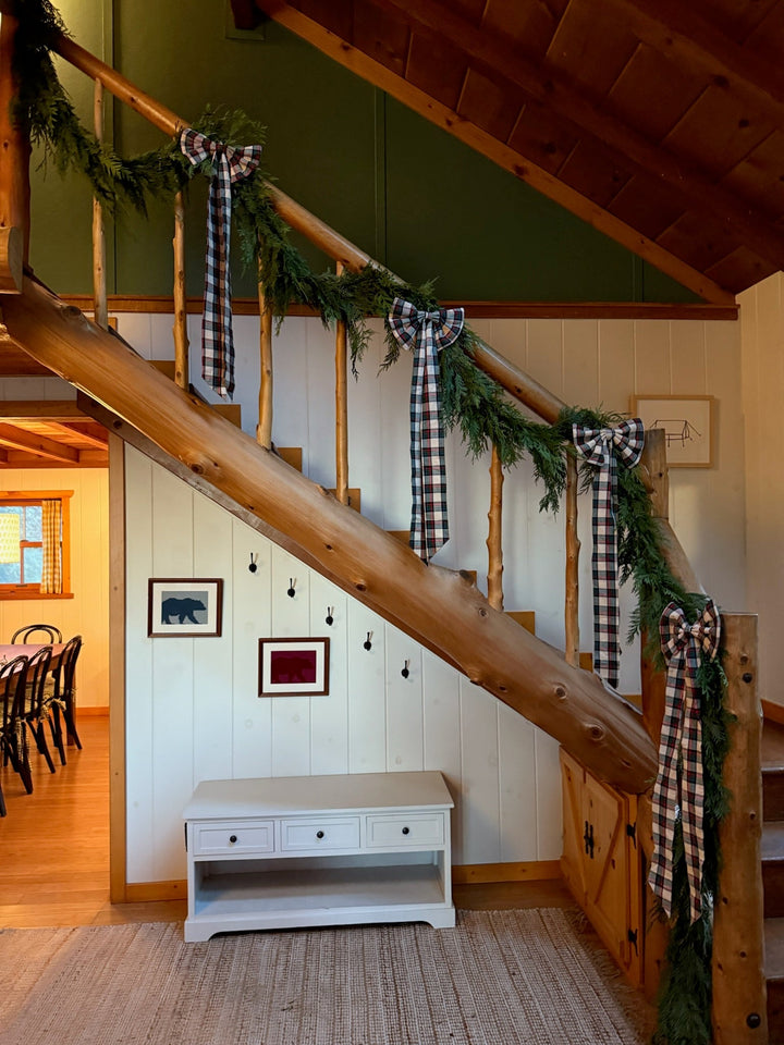 IDYLLWILD PLAID -  Multi Fabric Bow Heather Taylor Home simple IDYLLWILD PLAID -  Multi Fabric Bow Bonjour Fete - Party Supplies