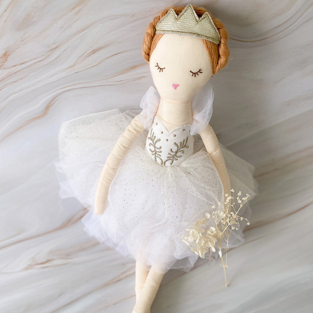 Natalia Prima Ballerina Doll in White by Mon Ami