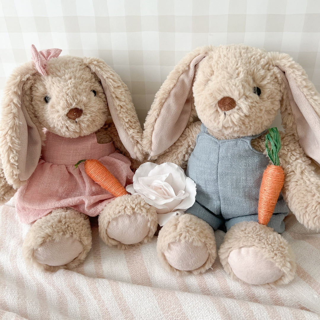 BRAMBLE BUNNY BY MON AMI MON AMI Stuffed Toy BRAMBLE BUNNY BY MON AMI Bonjour Fete - Party Supplies
