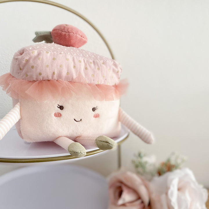 Frenchie Cake Slice MON AMI Stuffed Toy Frenchie Cake Slice Bonjour Fete - Party Supplies
