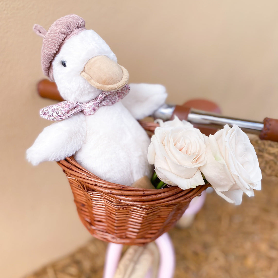 Colette the Duck Plush Toy MON AMI Stuffed Toy Colette the Duck Plush Toy Bonjour Fete - Party Supplies