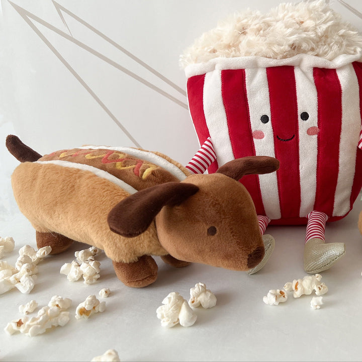 Hot Dog Dachshund Stuffed Animal by Mon Ami