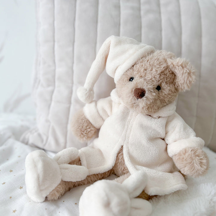 Briar Bedtime Bear in Robe and Slippers by Mon Ami