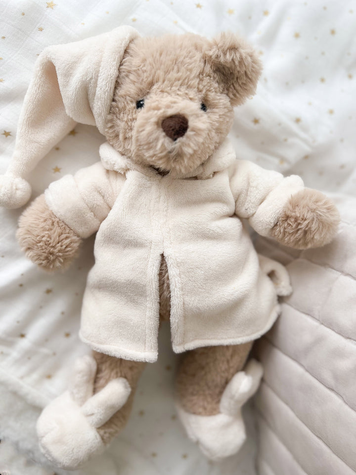 Briar Bedtime Bear in Robe and Slippers by Mon Ami
