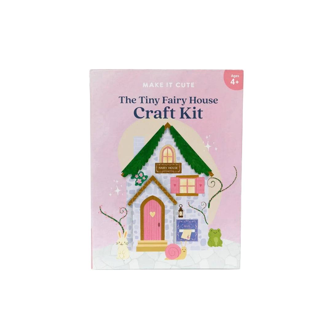 Tiny Fairy House Craft Kit Make It Cute, LLC Craft Kit Tiny Fairy House Craft Kit Bonjour Fete - Party Supplies