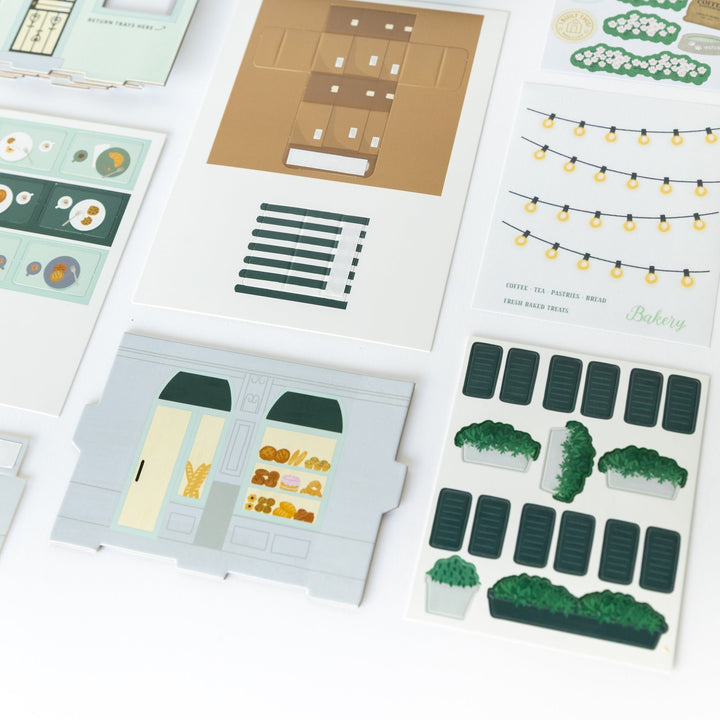 Tiny Bakery Craft Kit Make It Cute, LLC Craft Kit Tiny Bakery Craft Kit Bonjour Fete - Party Supplies