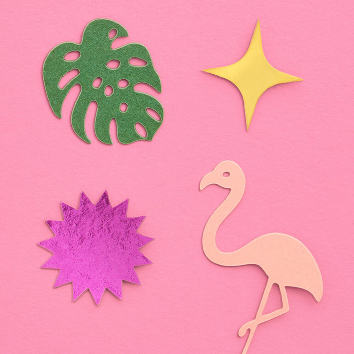 Palm Royale Confetti - 200 pc foil confetti xo, Fetti confetti Palm Royale Confetti - 200 pc foil confetti Bonjour Fete - Party Supplies