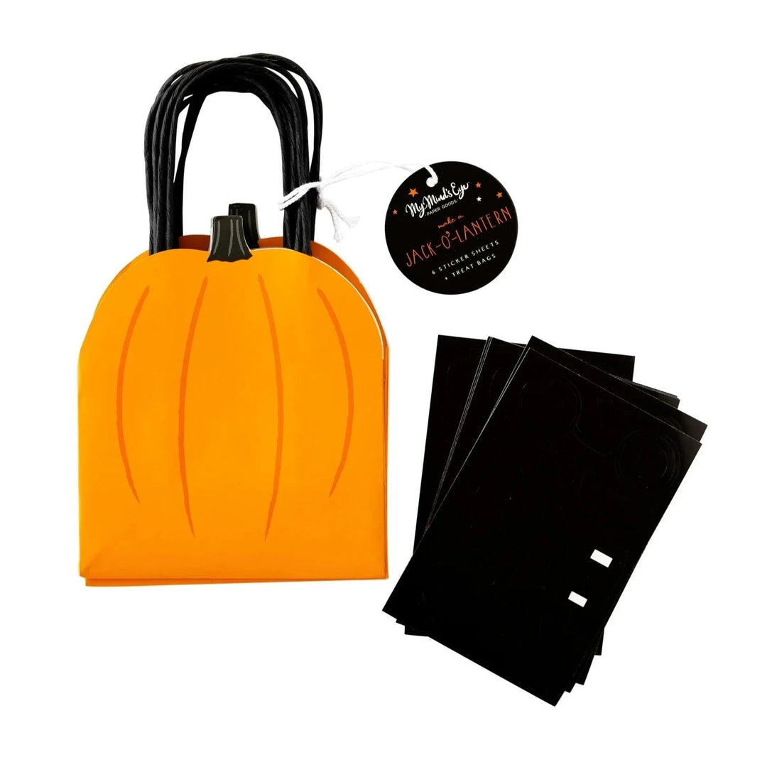 Jack-O-Lantern Treat Bags Bonjour Fete Party Supplies Halloween Party Favors & Boo Baskets