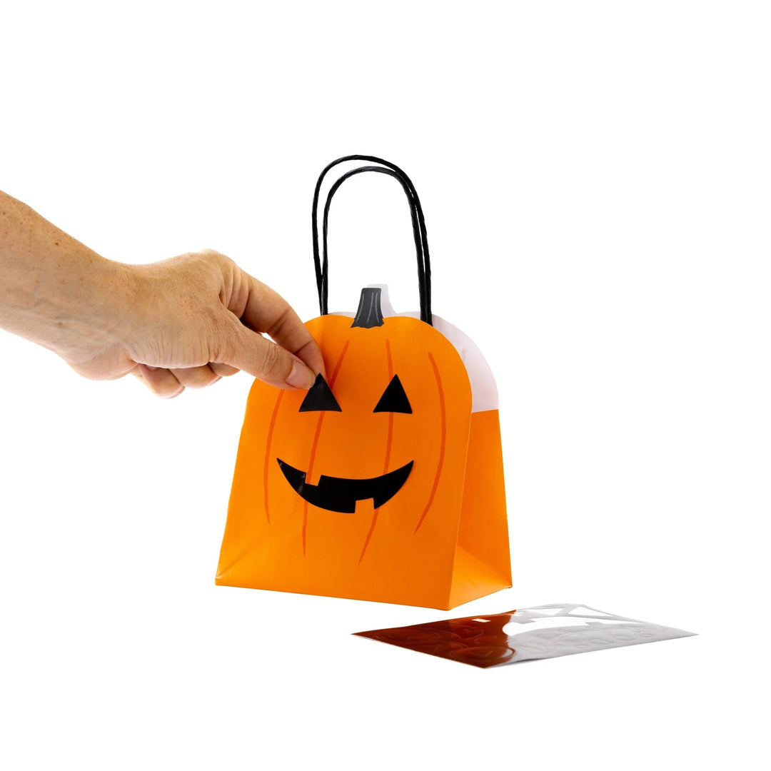 Jack-O-Lantern Treat Bags Bonjour Fete Party Supplies Halloween Party Favors & Boo Baskets