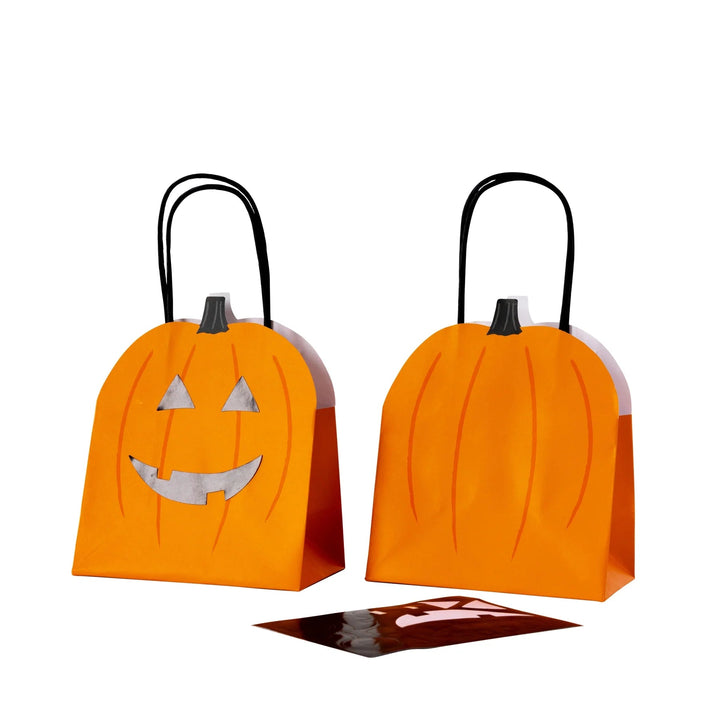 Jack-O-Lantern Treat Bags Bonjour Fete Party Supplies Halloween Party Favors & Boo Baskets