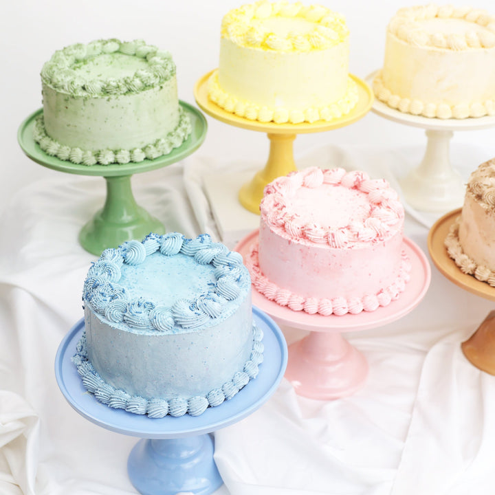 Large Wedgewood Blue Melamine Cake Stand Bonjour Fete Party Supplies Easter Baking