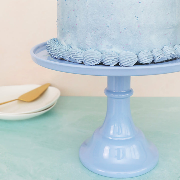 Large Wedgewood Blue Melamine Cake Stand Bonjour Fete Party Supplies Easter Baking