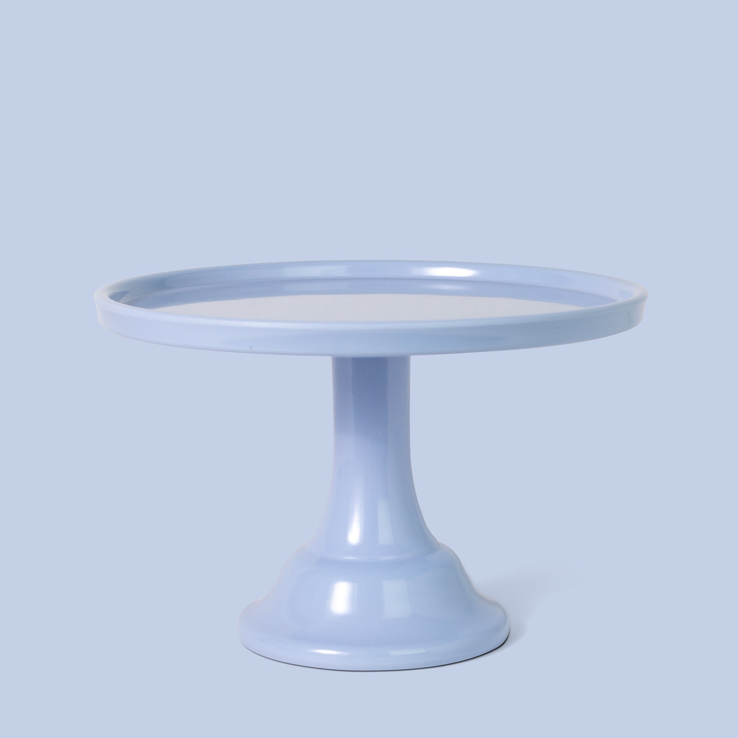 Small Wedgewood Blue Melamine Cake Stand
