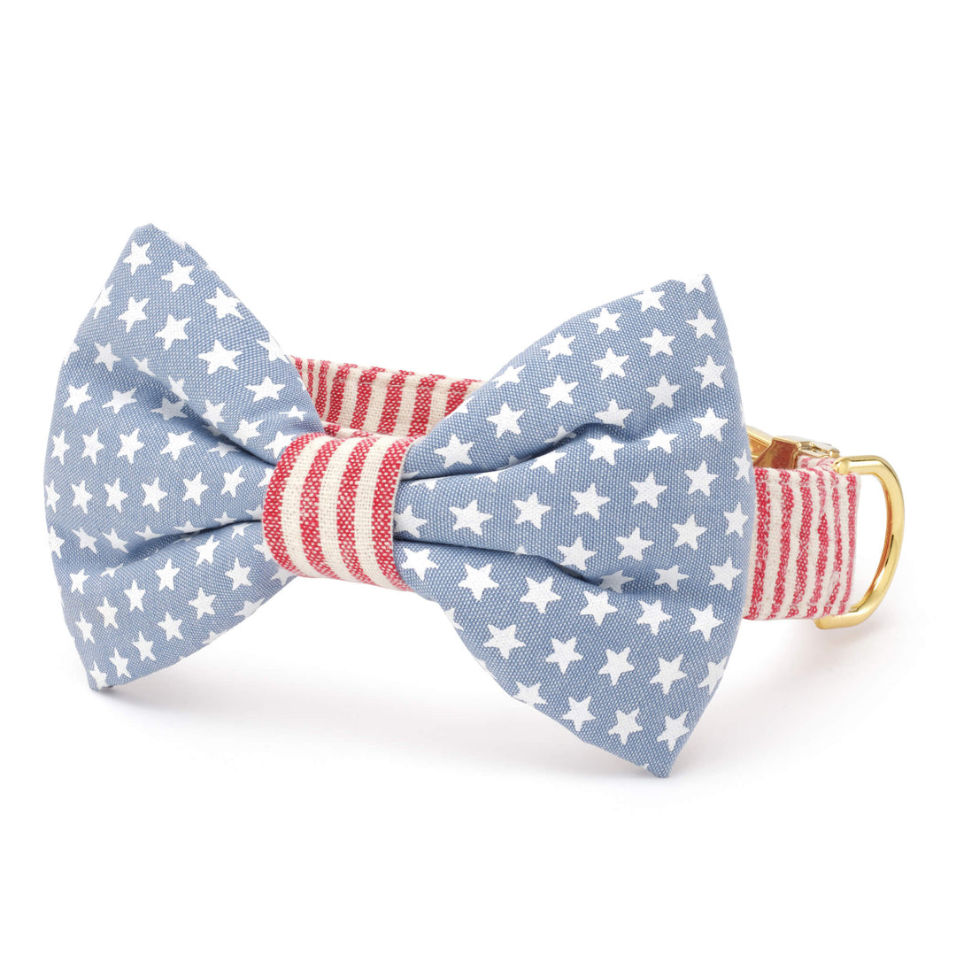 Stars and Stripes Bow Tie Collar - Bonjour Fête 
