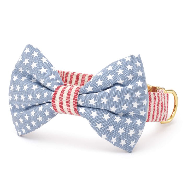 Stars and Stripes Bow Tie Collar - Bonjour Fête 