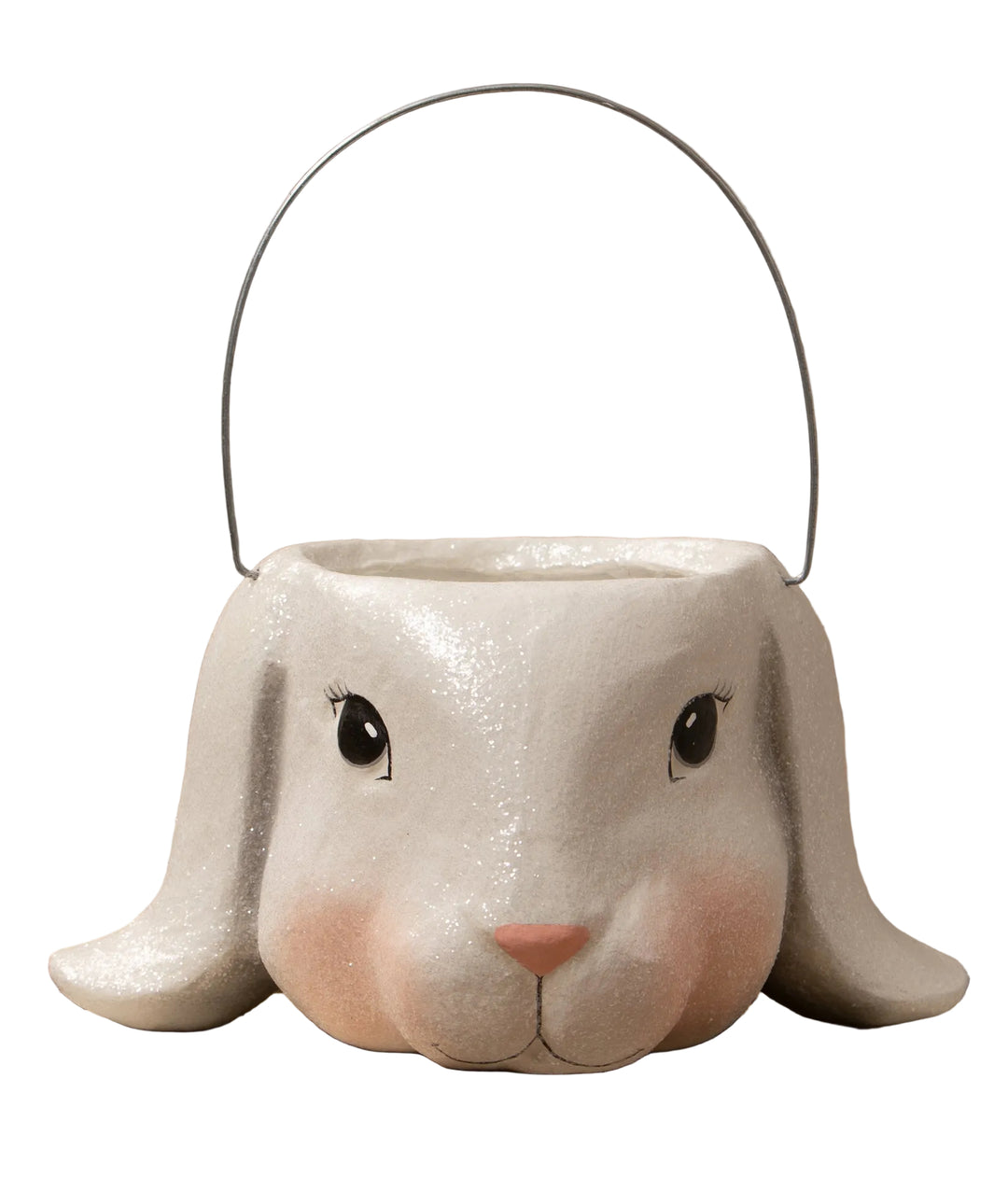 Floppy Ear Bunny Bucket Lg Bethany Lowe Designs, Inc. Floppy Ear Bunny Bucket Lg Bonjour Fete - Party Supplies