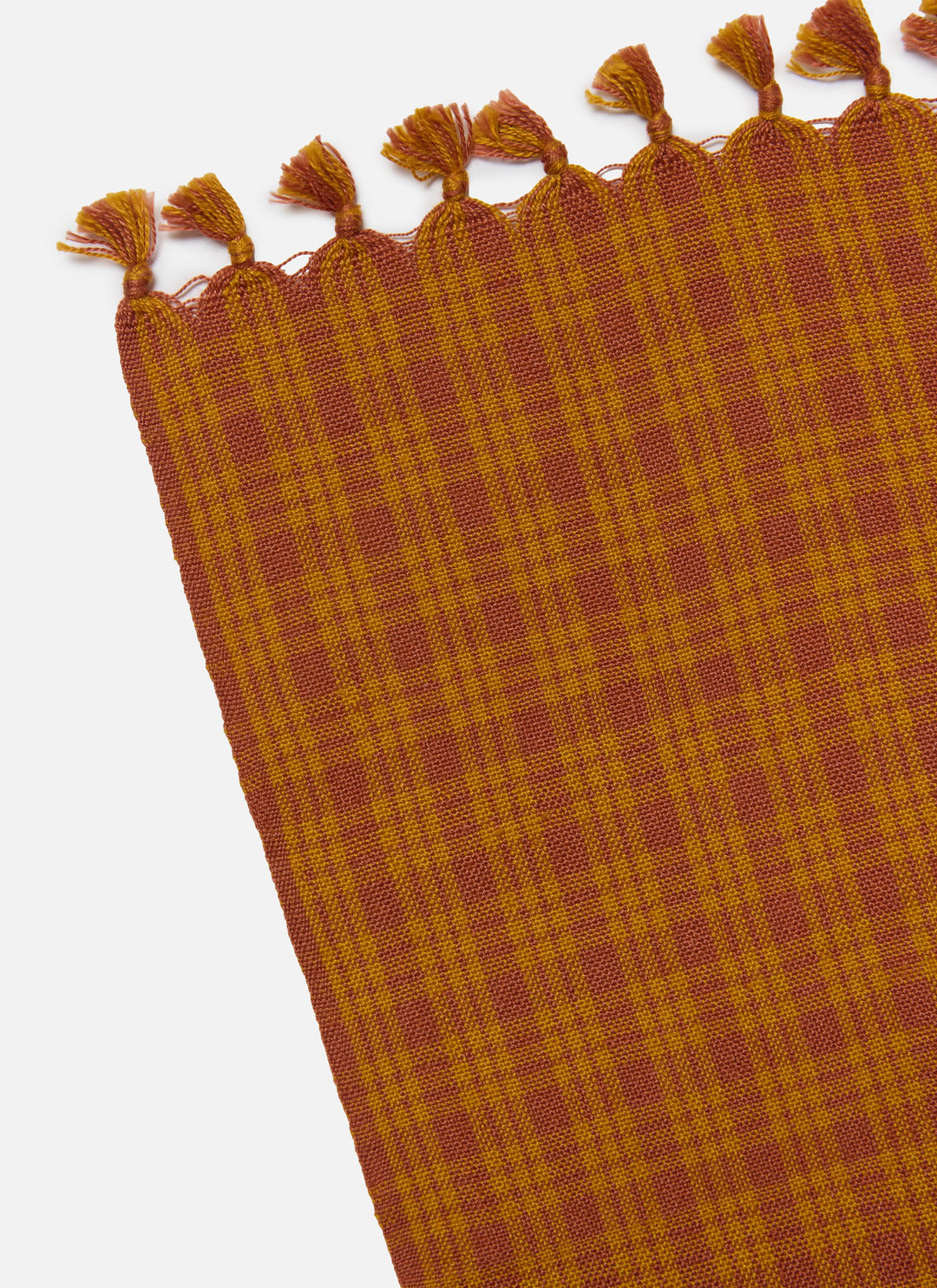 KATHERINE PLAID - Saffron Tablecloth Heather Taylor Home variable KATHERINE PLAID - Saffron Tablecloth Bonjour Fete - Party Supplies