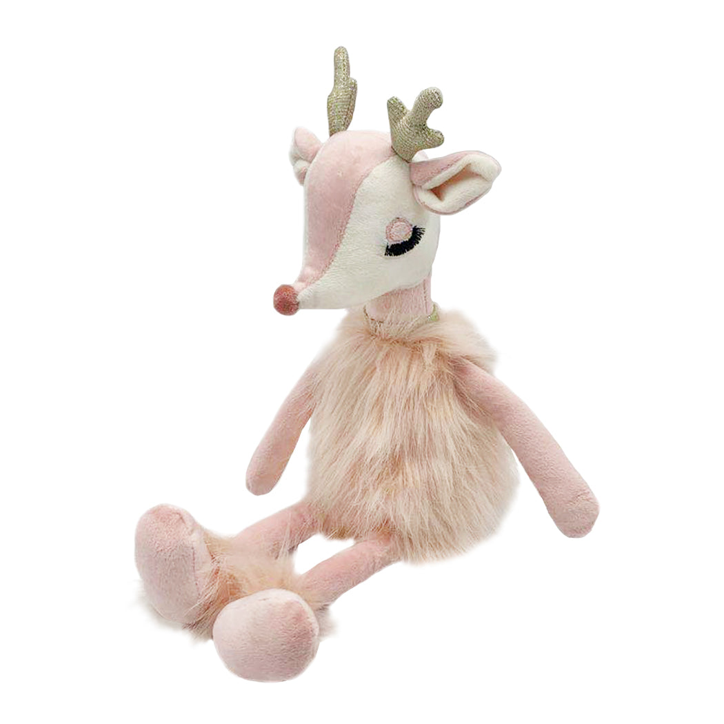 Freija the Pink Reindeer MON AMI Doll Freija the Pink Reindeer Bonjour Fete - Party Supplies