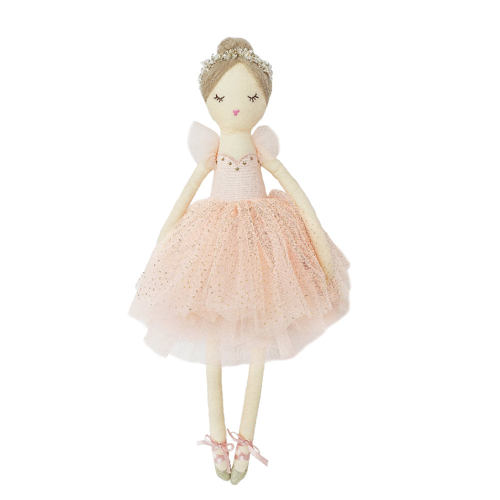Belle Ballerina Doll with Pink Slippers by Mon Ami
