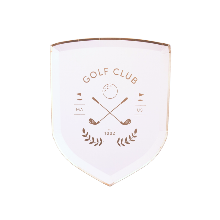 LE GOLF SMALL PLATES Bonjour Fete Plates LE GOLF SMALL PLATES Bonjour Fete - Party Supplies