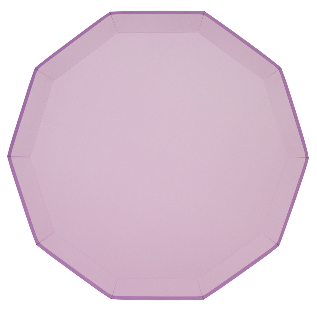 LE LILAC PREMIUM DINNER PLATES Bonjour Fete Bonjour Fete - Party Supplies