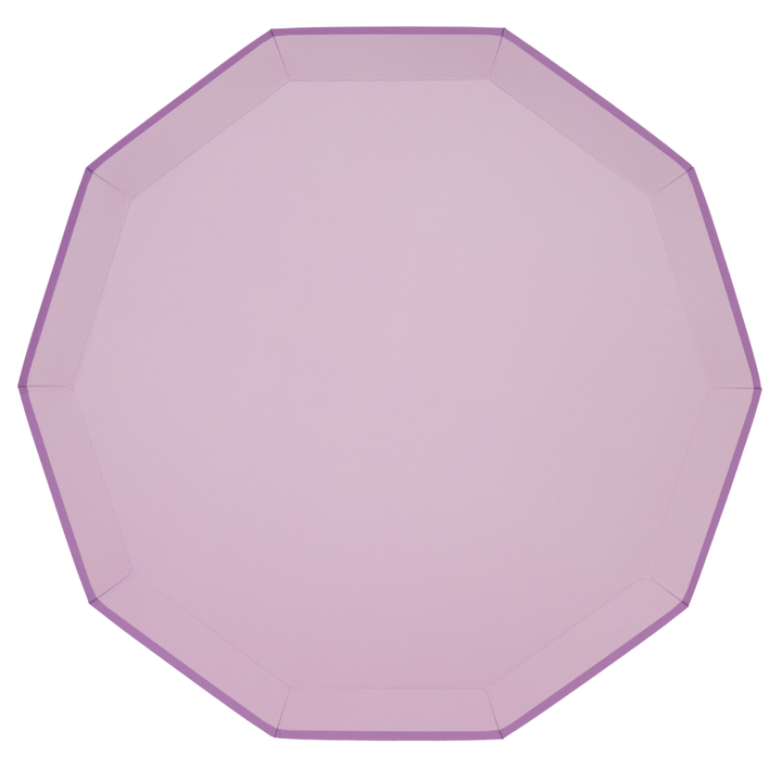 LE LILAC PREMIUM DINNER PLATES Bonjour Fete Bonjour Fete - Party Supplies