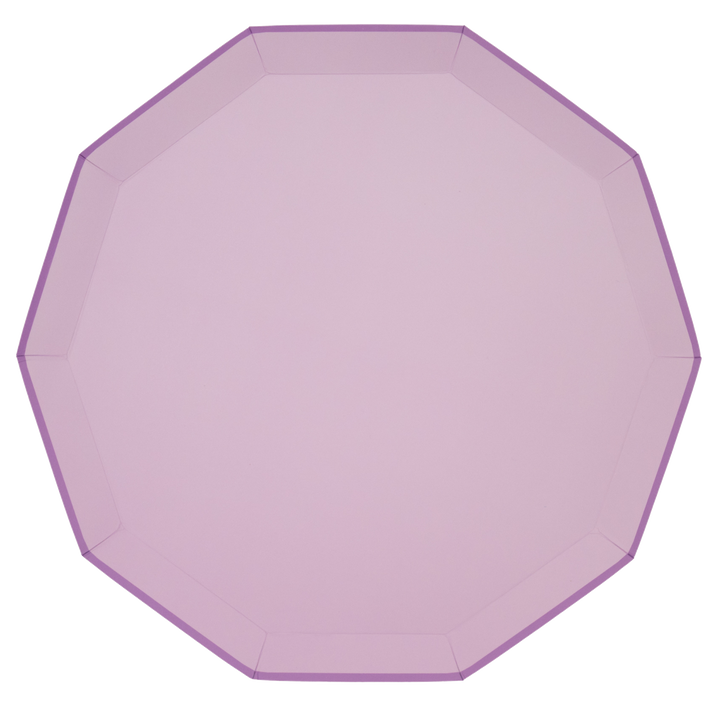 LE LILAC PREMIUM DINNER PLATES Bonjour Fete Plates Bonjour Fete - Party Supplies