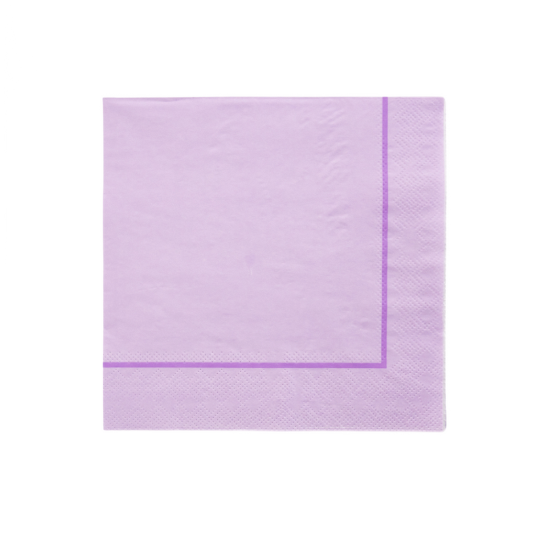 LE LILAC PREMIUM LARGE NAPKINS Bonjour Fete Bonjour Fete - Party Supplies