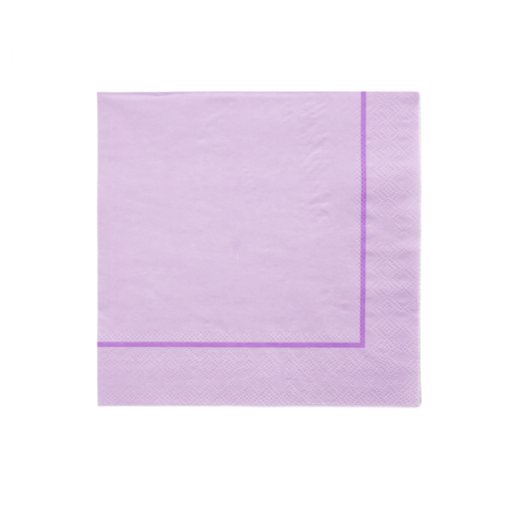 LE LILAC PREMIUM LARGE NAPKINS Bonjour Fete Bonjour Fete - Party Supplies