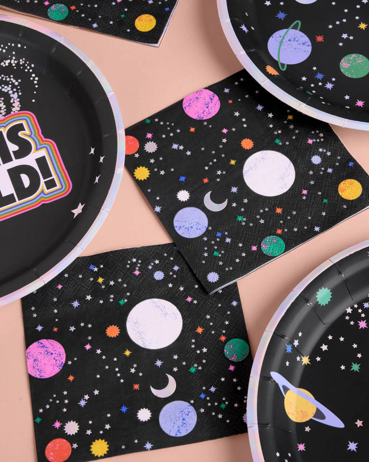 Out of This World Space Cocktail Napkins
