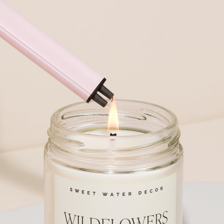 Blush Pink Electric Lighter Sweet Water Decor Lighters Blush Pink Electric Lighter Bonjour Fete - Party Supplies