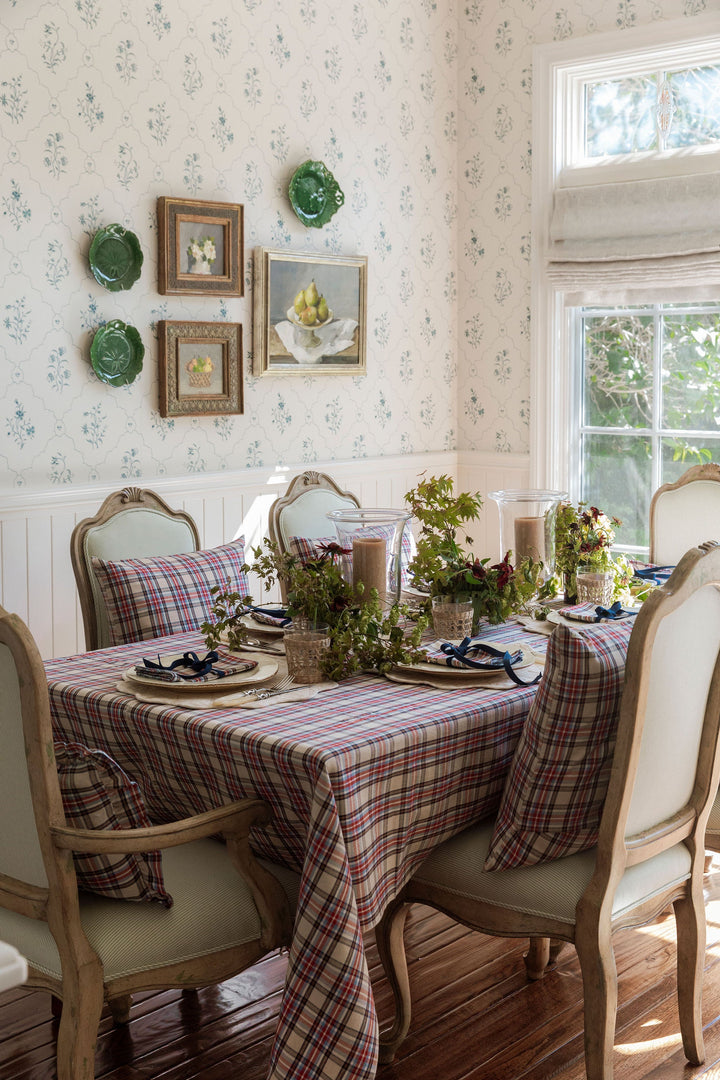 LAUREL PLAID - Multi Tablecloth