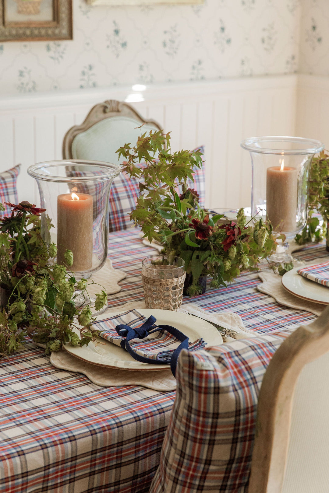 LAUREL PLAID - Multi Tablecloth