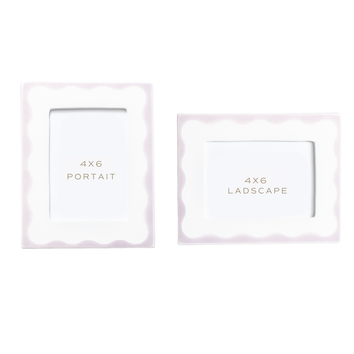 Customizable Scallop Picture Frame