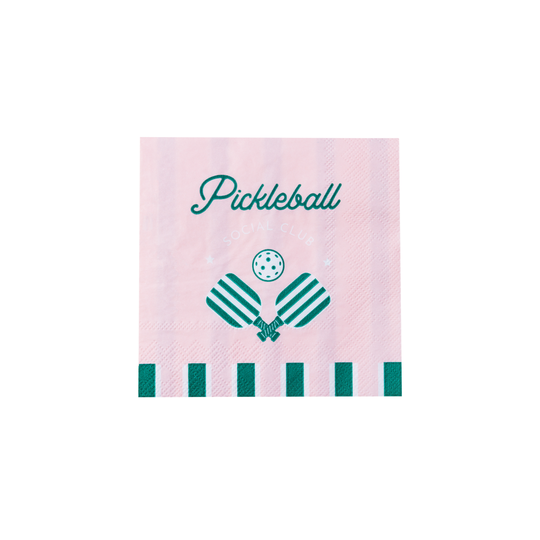 LE PICKLEBALL COCKTAIL NAPKINS Bonjour Fete Napkins LE PICKLEBALL COCKTAIL NAPKINS Bonjour Fete - Party Supplies