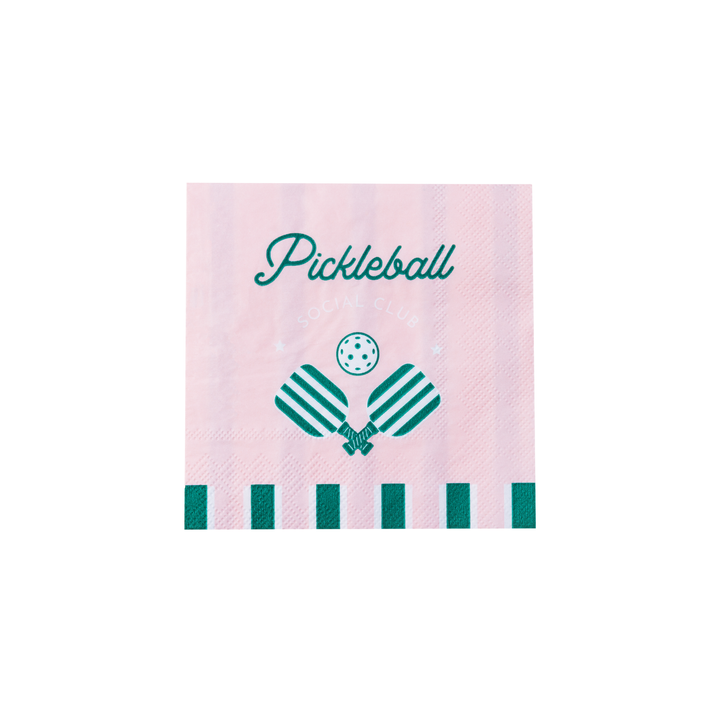 LE PICKLEBALL COCKTAIL NAPKINS Bonjour Fete Napkins LE PICKLEBALL COCKTAIL NAPKINS Bonjour Fete - Party Supplies