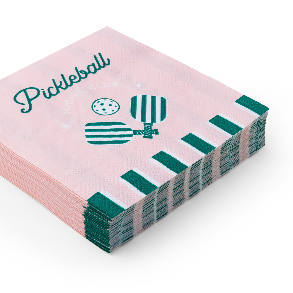 LE PICKLEBALL COCKTAIL NAPKINS Bonjour Fete Napkins LE PICKLEBALL COCKTAIL NAPKINS Bonjour Fete - Party Supplies