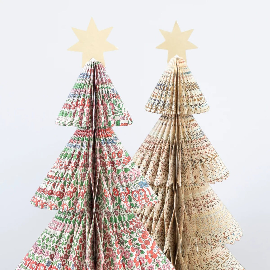 Meri Meri x Liberty Paper Honeycomb Trees