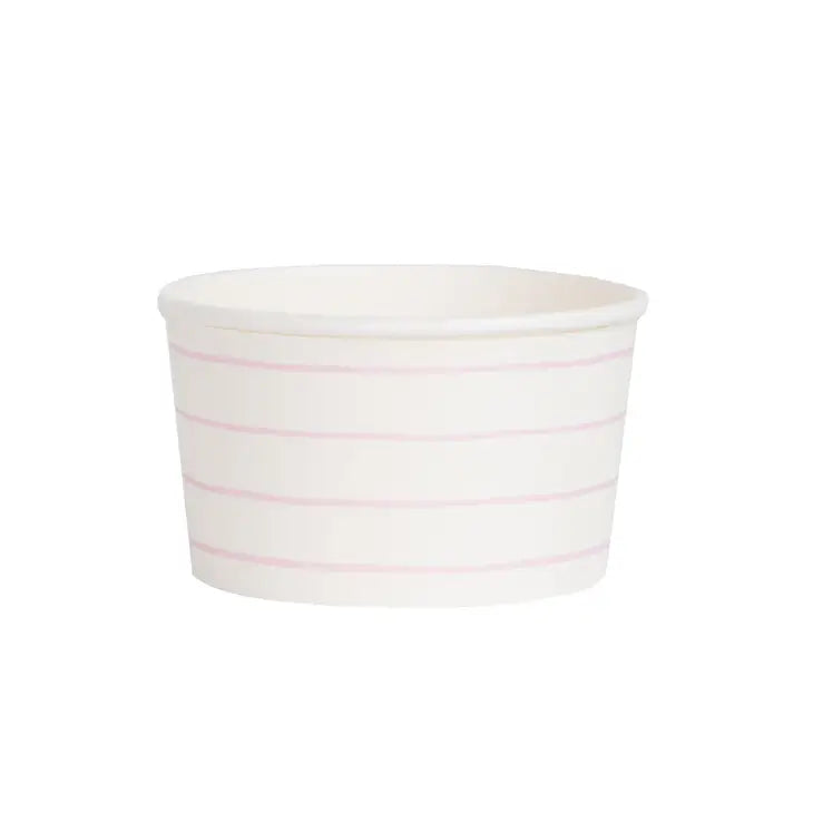LILAC FRENCHIE STRIPES TREAT CUPS Jollity & Co. + Daydream Society Bonjour Fete - Party Supplies