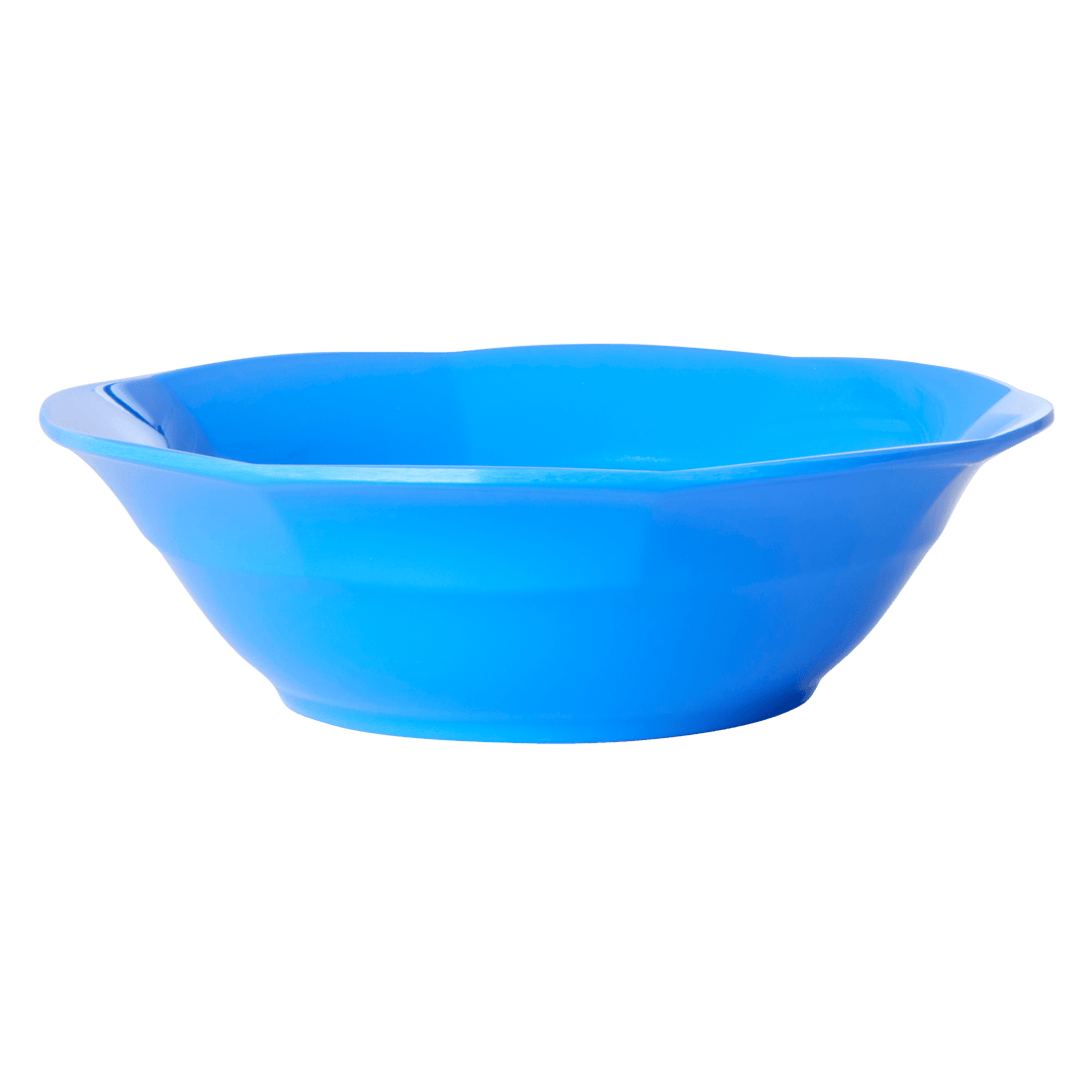 Sky blue melamine soup bowl by Rice By Rice, a solid sky blue melamine bowl