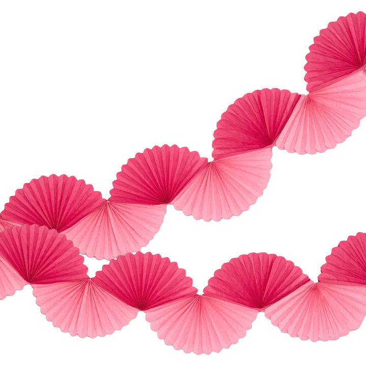 That's Hot Garland - paper fan banner xo, Fetti Banners That's Hot Garland - paper fan banner Bonjour Fete - Party Supplies